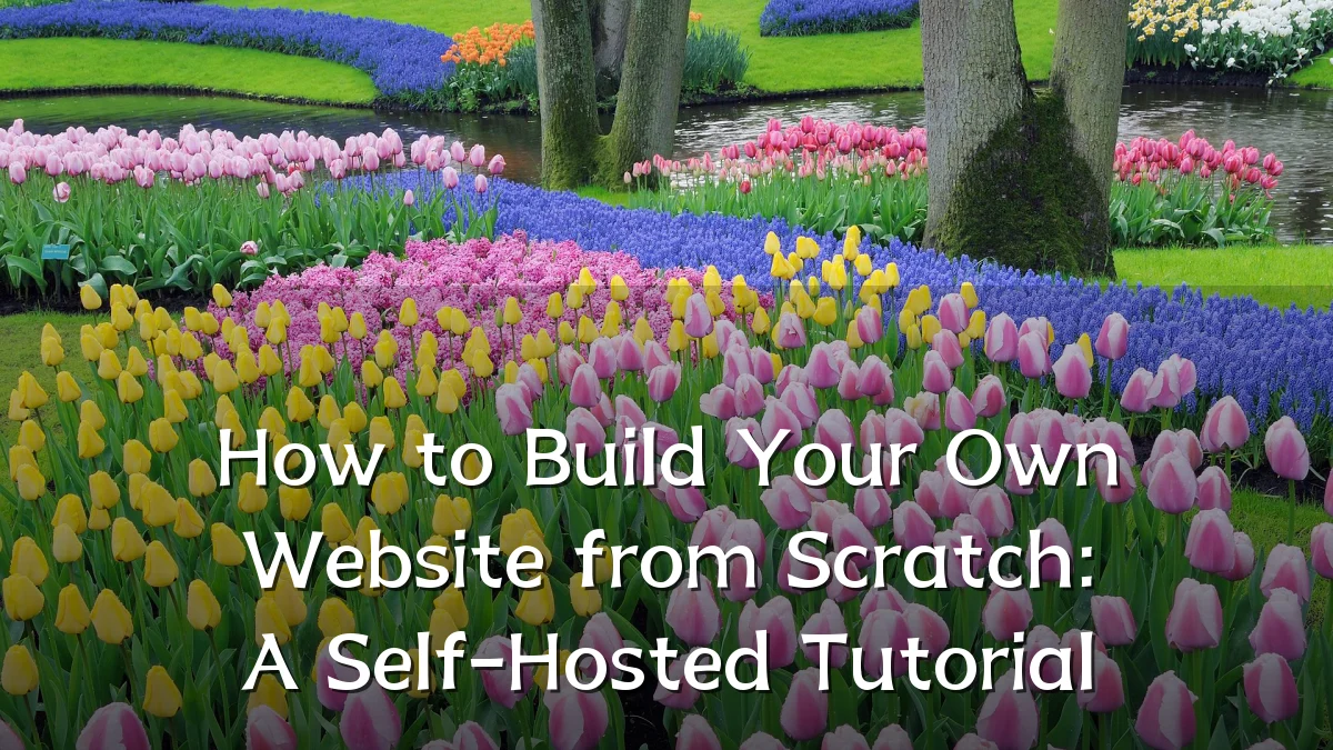 How to Build Your Own Website from Scratch: A Self-Hosted Tutorial