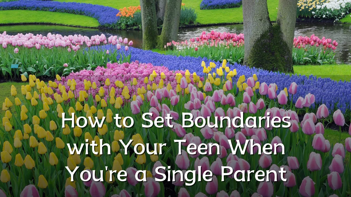 How to Set Boundaries with Your Teen When You're a Single Parent