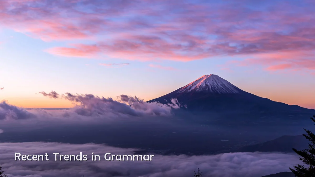 Recent Trends in Grammar