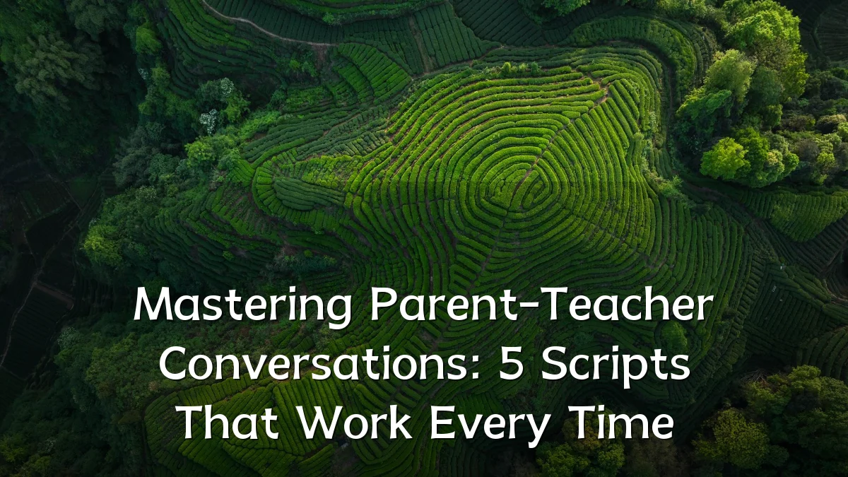 Mastering Parent-Teacher Conversations: 5 Scripts That Work Every Time