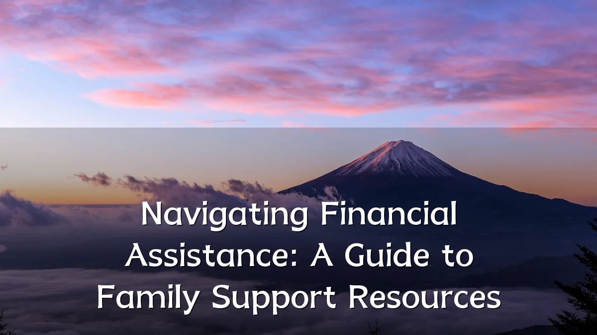 Navigating Financial Assistance: A Guide to Family Support Resources