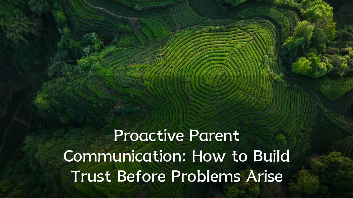 Proactive Parent Communication: How to Build Trust Before Problems Arise