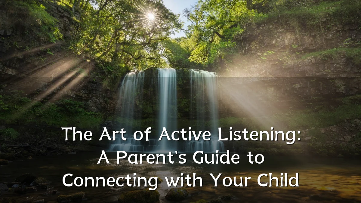 The Art of Active Listening: A Parent's Guide to Connecting with Your Child