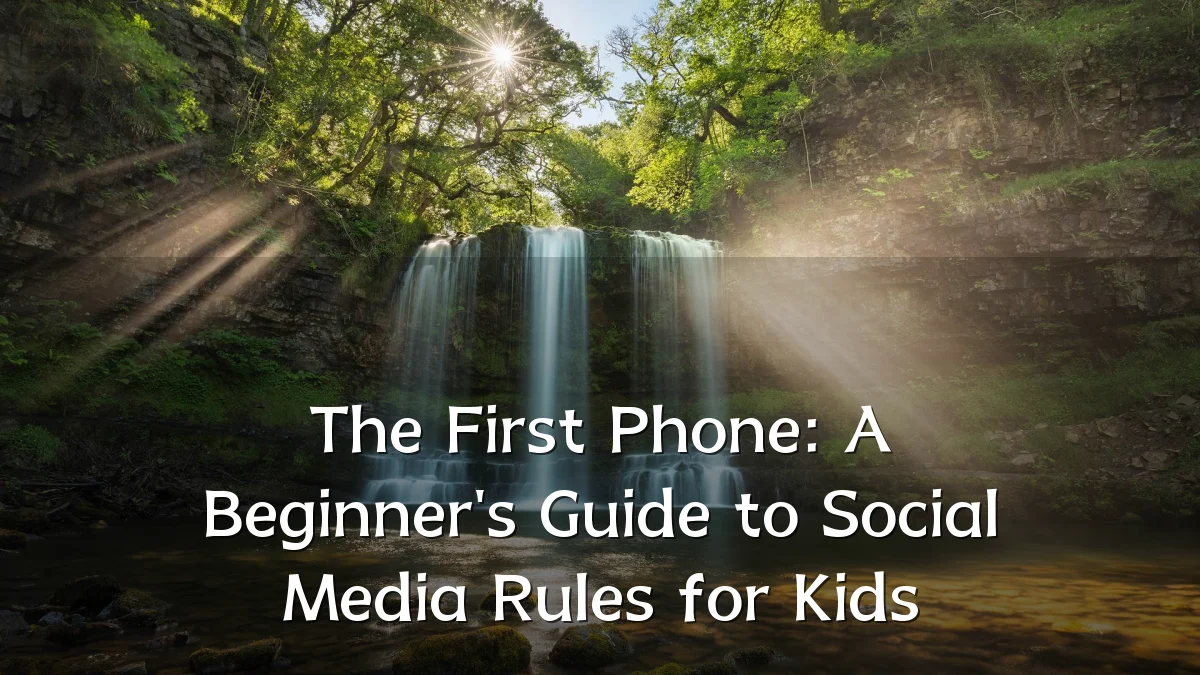 The First Phone: A Beginner's Guide to Social Media Rules for Kids