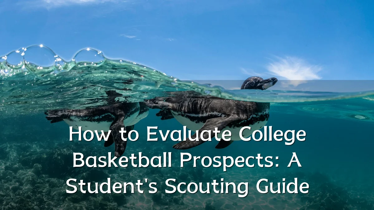 How to Evaluate College Basketball Prospects: A Student's Scouting Guide