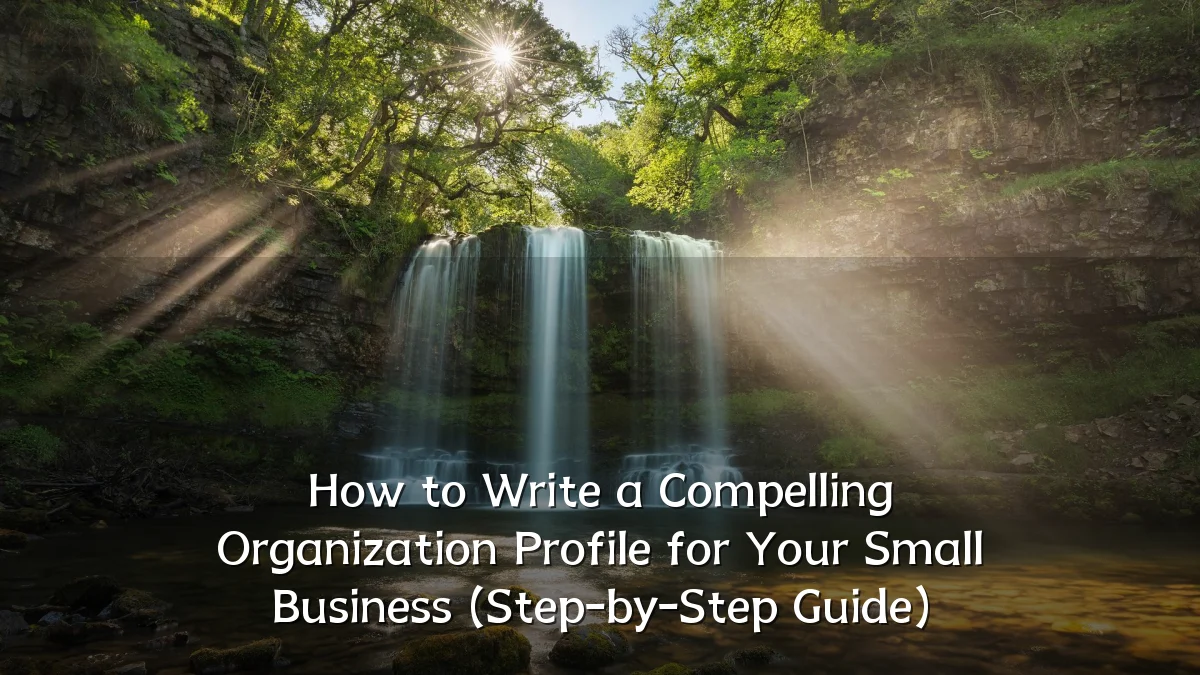 How to Write a Compelling Organization Profile for Your Small Business (Step-by-Step Guide)